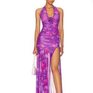 Kasia Gown in Purple & Blue
MAJORELLE
Color: Purple & Blue